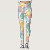 Wasserfarbmuster Leggings (Vorderseite)
