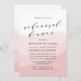 Wasserfarbnebel | Probe - Abendessen Einladung