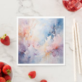 Wasserfarbpapier Napkin Serviette (Beispiel)