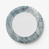 Wasserfarbpapier Pappteller (Vorderseite)
