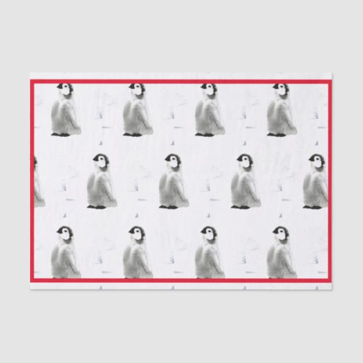 WASSERFARBPENGUIN SEIDENPAPIER (Vorderseite)