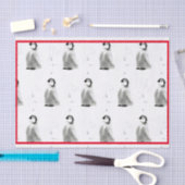 WASSERFARBPENGUIN SEIDENPAPIER (Handwerk)