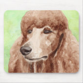 Wasserfarbpoodle Mousepad (Vorne)