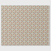 Wasserfarbquadrat, geometrischer Patchwork-Hinterg Geschenkpapier (Flach)