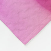 Wasserfarbrosa Lila Positive Leertaste Fleecedecke (Ecke)
