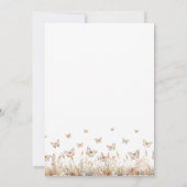 WASSERFARBSCHALTFLÄCHE WILDBLUME GRENZEN EINLADUNG (Rückseite)