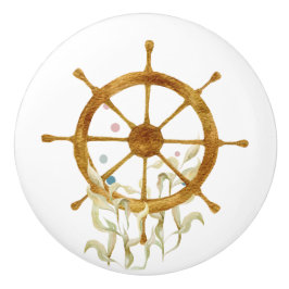 WASSERFARBSCHIFFE IN DER KUNST NAUTISCHES FERIENHA KERAMIKKNAUF