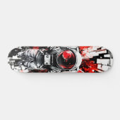Wasserfarbskateboard für kosmische Astronauten Skateboard (Horizontal)