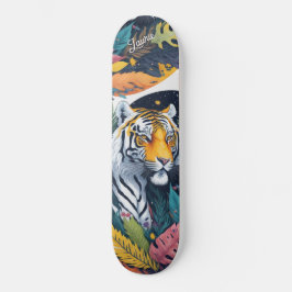 Wasserfarbskateboard für Tiger Skateboard