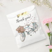 Wasserfarbtandem Bike Danke für Tasche Geschenktütchen (Versiegelt)