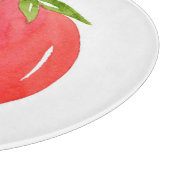 WasserfarbTomate Schneidebrett (Ecke)