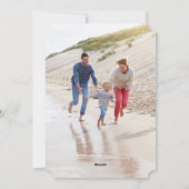 WASSERFARBURLAUB (FOTOGRAPH) FEIERTAGSKARTE (Rückseite)