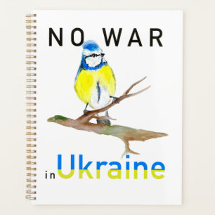 Wasserfarbvogel Kein Krieg in der Ukraine Tote Beu Planer