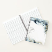 WasserfarbWaagen und Sandmonogramm Notizblock (Innenseite)