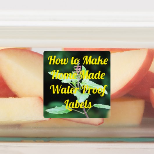 Wasserfest Etiketten (Befestigt)