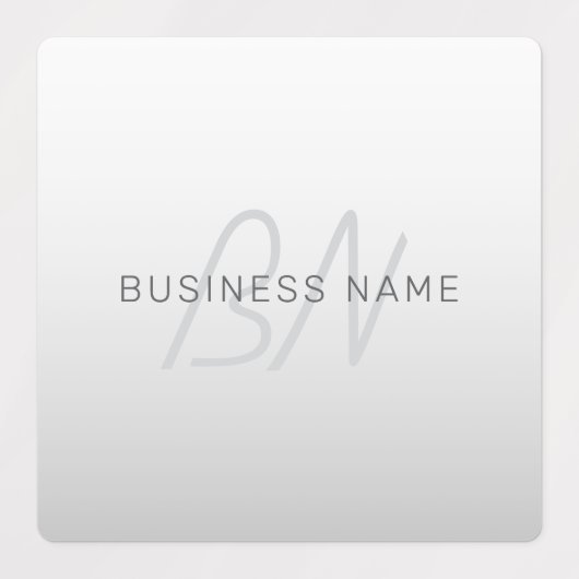 Wasserfest | Text für Unternehmen, Gruß oder Name Etiketten (Design 1)