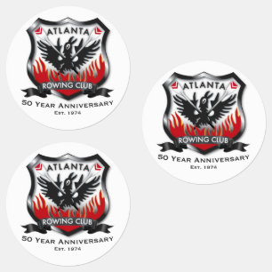 Wasserfeste Aufkleber zum 50. Jahrestag (1,5")