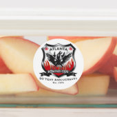 Wasserfeste Aufkleber zum 50. Jahrestag (1,5") (Befestigt)