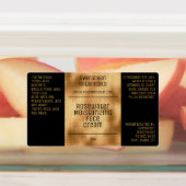 Wasserfeste Kosmetikseifenkennzeichnung - schwarz  Etiketten (Befestigt)