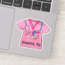 Wasserfeste Krankenschwester-Monogramm-Pflegerin i