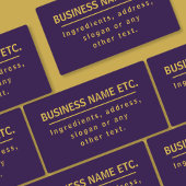 Wasserfeste Mehrzweck-Lila & Gold-Technologie Etiketten