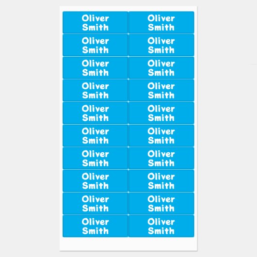 Wasserfeste Tagesstätte Kindermädchen Name Etiketten (Blatt)