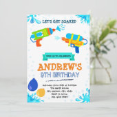 Wasserfeuerbecken - Einladung zum Geburtstag (Stehend Vorderseite)