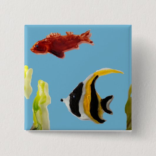 Wasserfisch Button (Vorderseite)