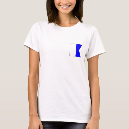 Wasserflagge A T-Shirt (Vorderseite)