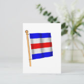 Wasserflagge "C" Postkarte (Stehend Vorderseite)