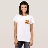 Wasserflagge R T-Shirt (Vorne ganz)