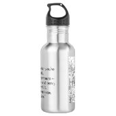 Wasserflasche (Rückseite)