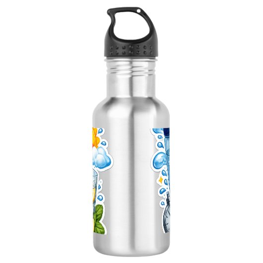 Wasserflasche (Rückseite)