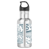 Wasserflasche (18 oz), Stahlverkleidungen (Rückseite)