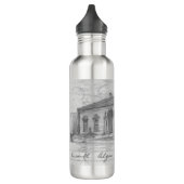 Wasserflasche 1924 Ursprüngliche Architektur Sketc Edelstahlflasche (Links)