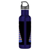 Wasserflasche (24 oz) - Flasche aus rostfreiem Sta Edelstahlflasche (Rückseite)