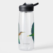 Wasserflasche (25oz) - Grüner Heron Trinkflasche (Links)