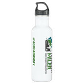 Wasserflasche #40KFARAWAY Edelstahlflasche (Rückseite)