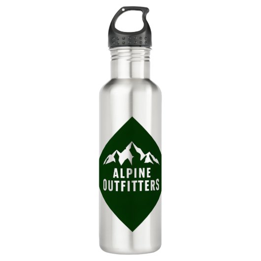 Wasserflasche Alpine Outfitter Edelstahlflasche (Vorderseite)