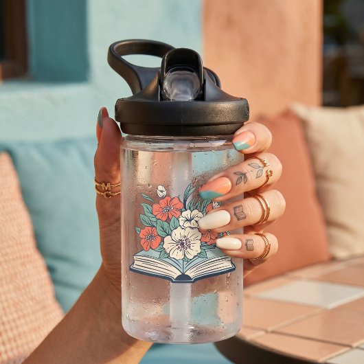 Wasserflasche aus Buch Trinkflasche