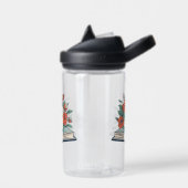 Wasserflasche aus Buch Trinkflasche (Links)