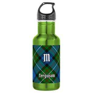 Wasserflasche aus Edelstahl mit Clan Ferguson Tart