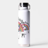 Wasserflasche aus Edelstahl Trinkflasche (Rückseite)