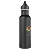 Wasserflasche aus Maresca, Wasserflasche aus Mares Edelstahlflasche (Links)