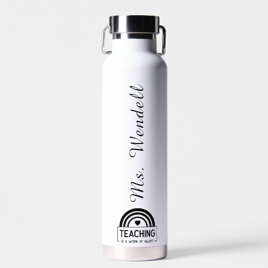 Wasserflasche aus Regenlosstahl (22 oz.) Trinkflasche (Vorne)