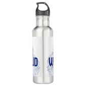 Wasserflasche aus rostfreiem Stahl Edelstahlflasche (Rückseite)