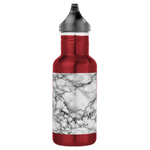 Wasserflasche aus weißem Marmorstein