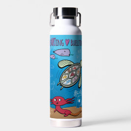 Wasserflasche - Axolotls Unter der S - Buellton.Ar Trinkflasche