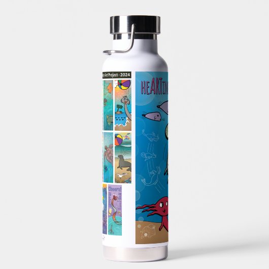 Wasserflasche - Axolotls Unter der S - Buellton.Ar Trinkflasche (Rechts)