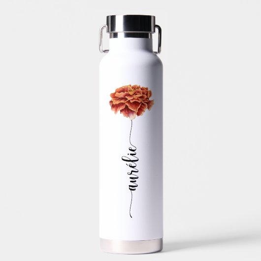 Wasserflasche / Blumenflasche Geburt Trommel Trinkflasche (Vorne)